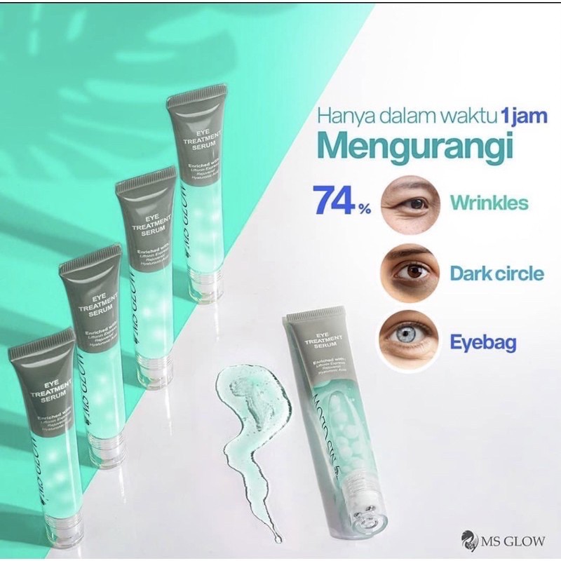 MS GLOW EYE TREATMENT SERUM exp 2024