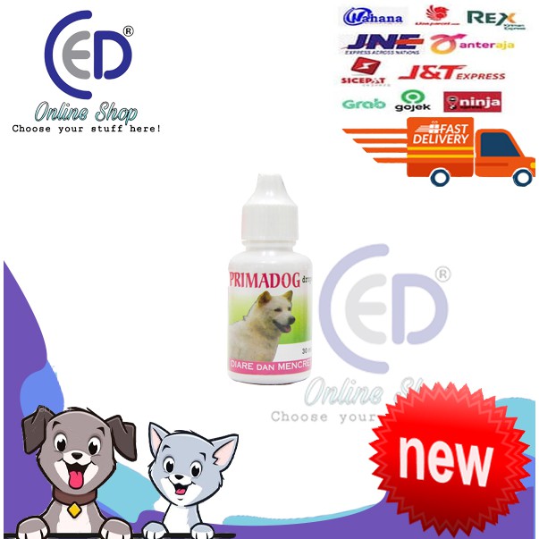 obat diare &amp; mencret primadog drop 30ml untuk anjing