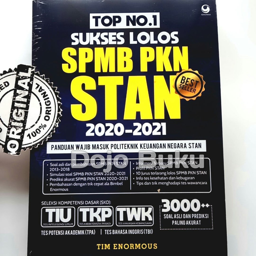 Top no. 1 sukses lolos spmb pkn stan 2020-2021 by Tim Enormous