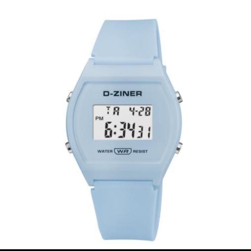 ⭐ORIGINAL⭐JAM TANGAN PRIA WANITA DZINER DZ8214 STRAP RUBBER