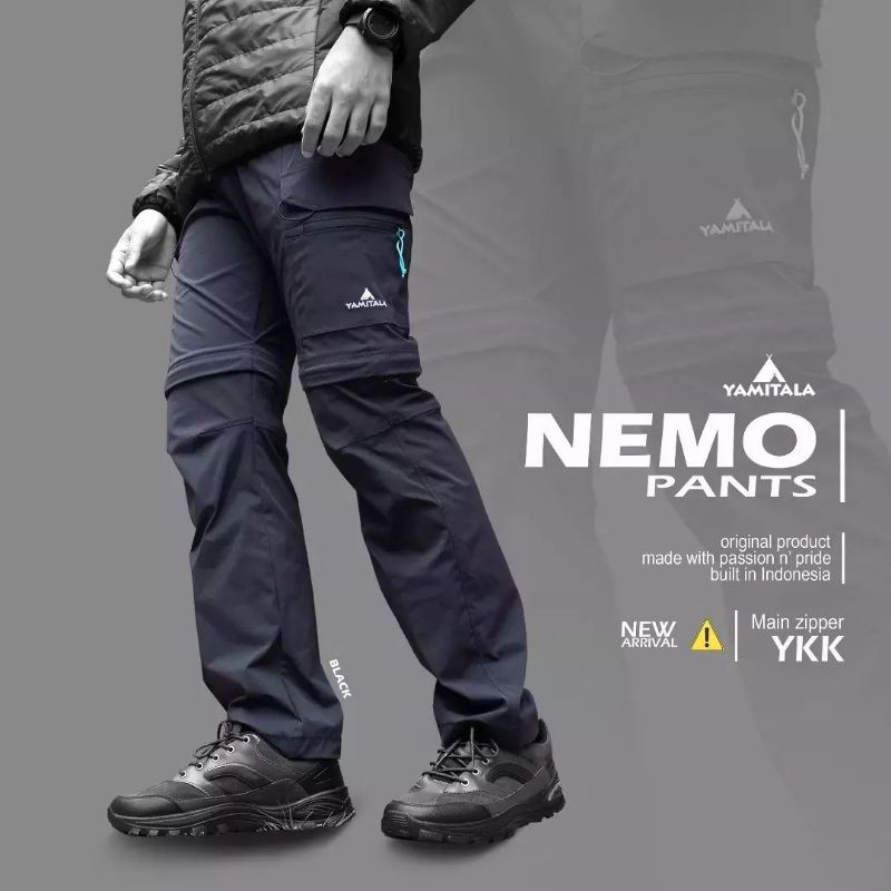 celana sambung yamitala nemo convertible / celana panjang outdoor