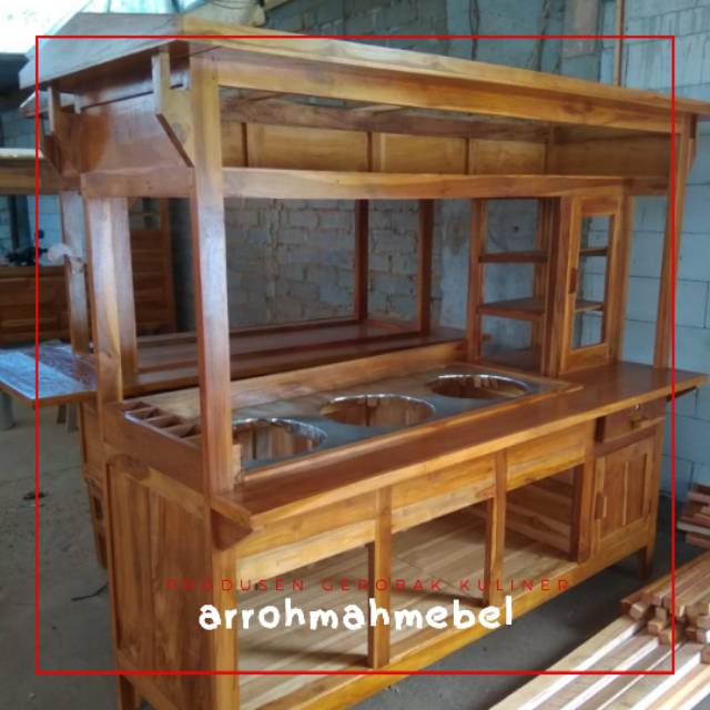 GEROBAK BAKSO 3 TUNGKU | GEROBAK USAHA SOTO BAKSO MIE AYAM