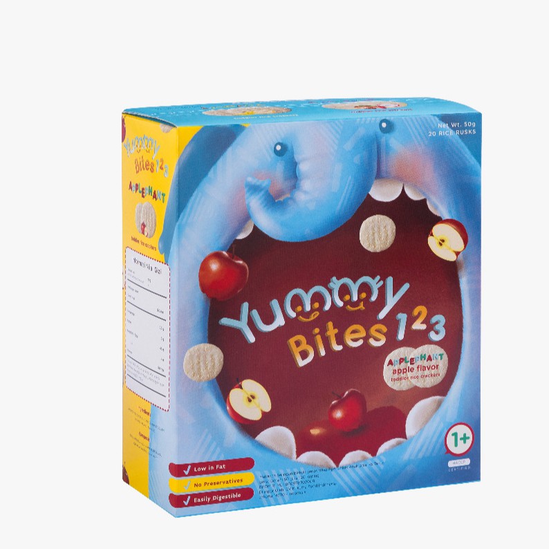 Yummy Bites 123, Apple 50gr