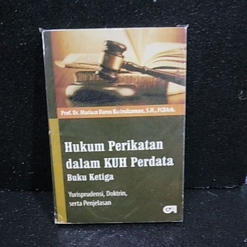 hukum perikatan dalam KUHP perdata buku ketiga