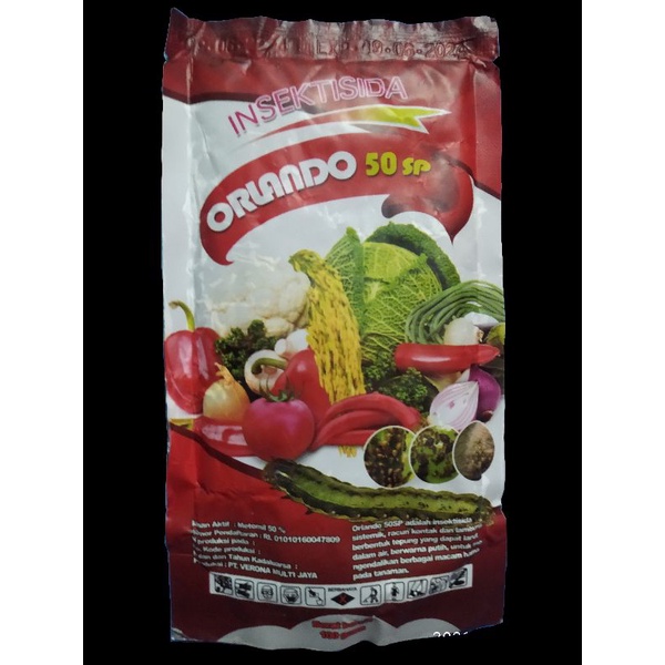 ORLANDO 50 SP.Bahan Aktif : Metomil 50 %.racun kontak pernapasan yang sudah terbukti Ampuh. memberan