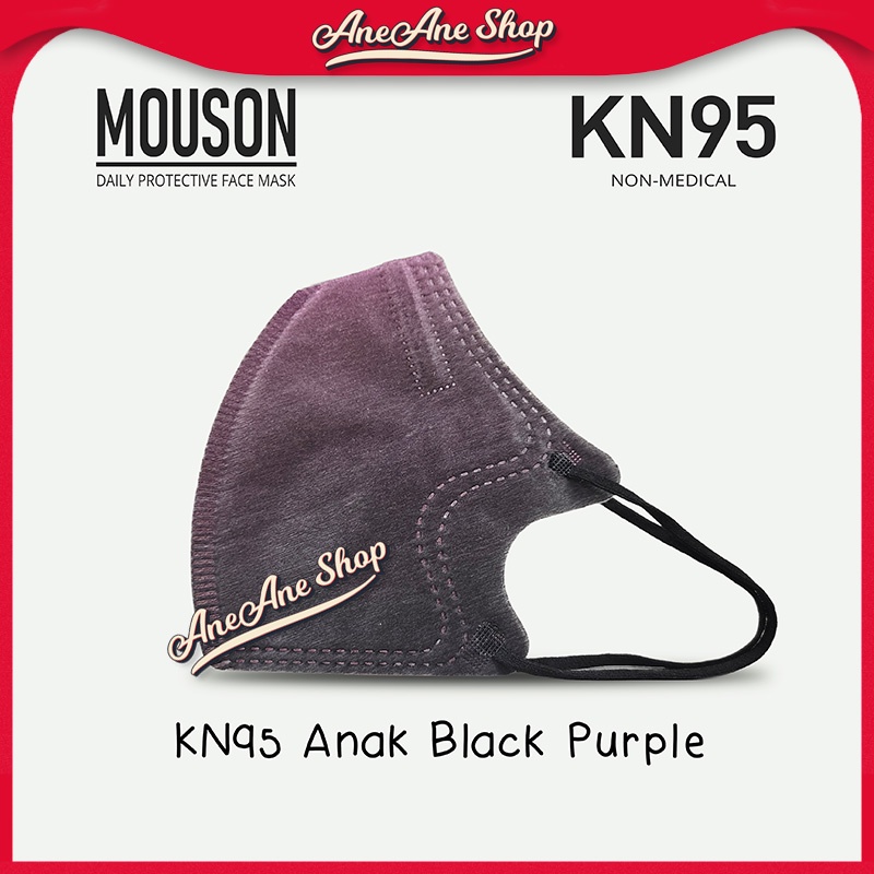 Masker Mouson KN95 Anak 5ply Gradasi Masker Non Medis 5 Ply Sekali Pakai