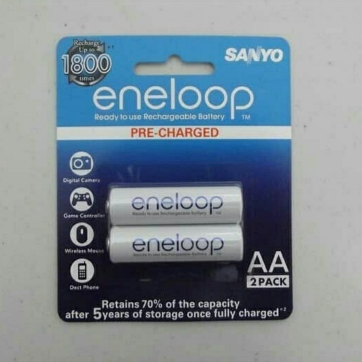 Baterai / batre Charger Sanyo Eneloop AA 1800Mah