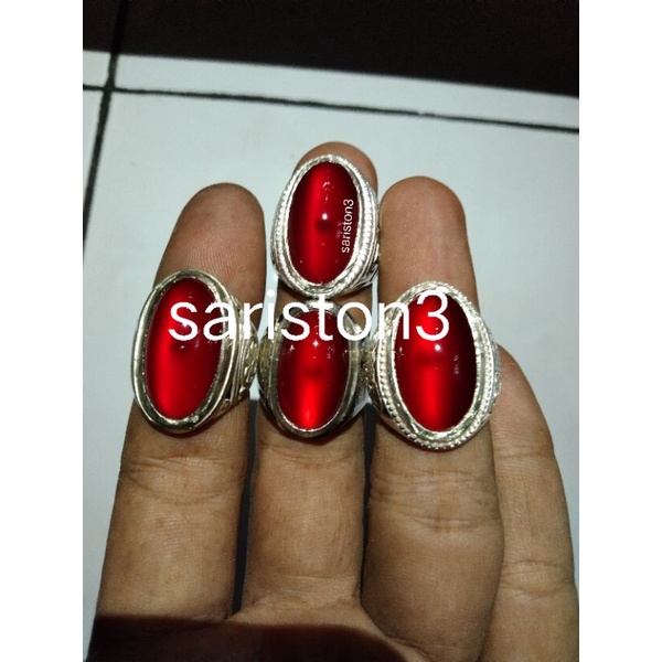batu cempaka merah cat eye