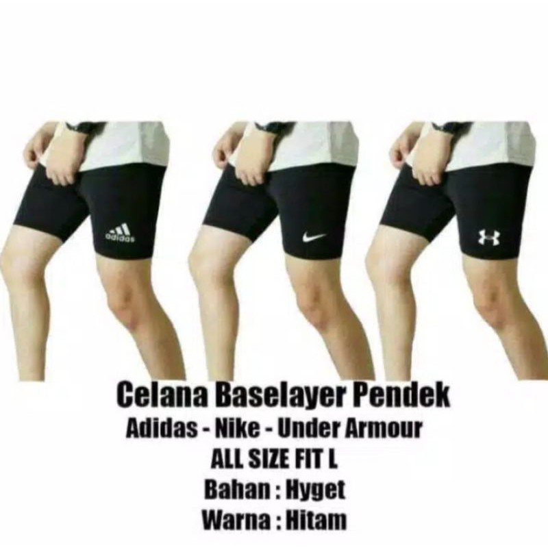 CELANA MANSET BASELAYER PENDEK PRIA/WANITA