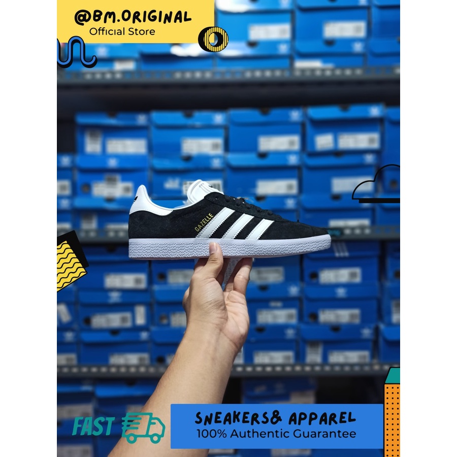 Adidas Gazelle Core Black Clear Granite ORIGINAL BB5476