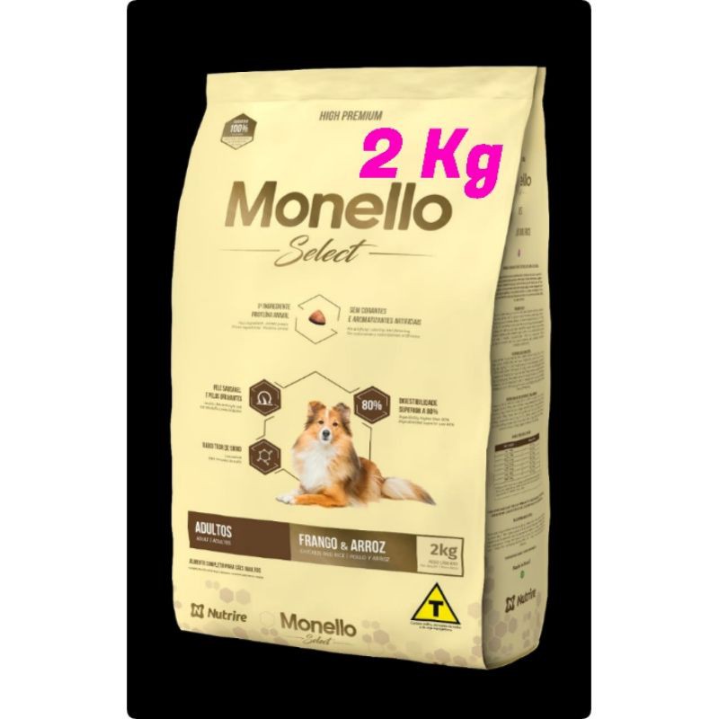 Monello Select dog Adult 2 Kg makanan anjing dewasa Super premium