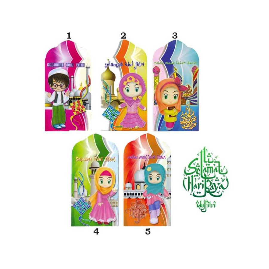 

Buruan Serbu Amplop Lebaran Angpao Idul Fitri Karakter Isi 8 Pc Murah Kecil 3415