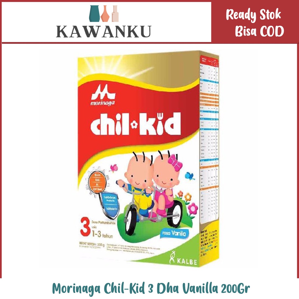 

Morinaga Chil-Kid 3 Dha Vanilla 200Gr