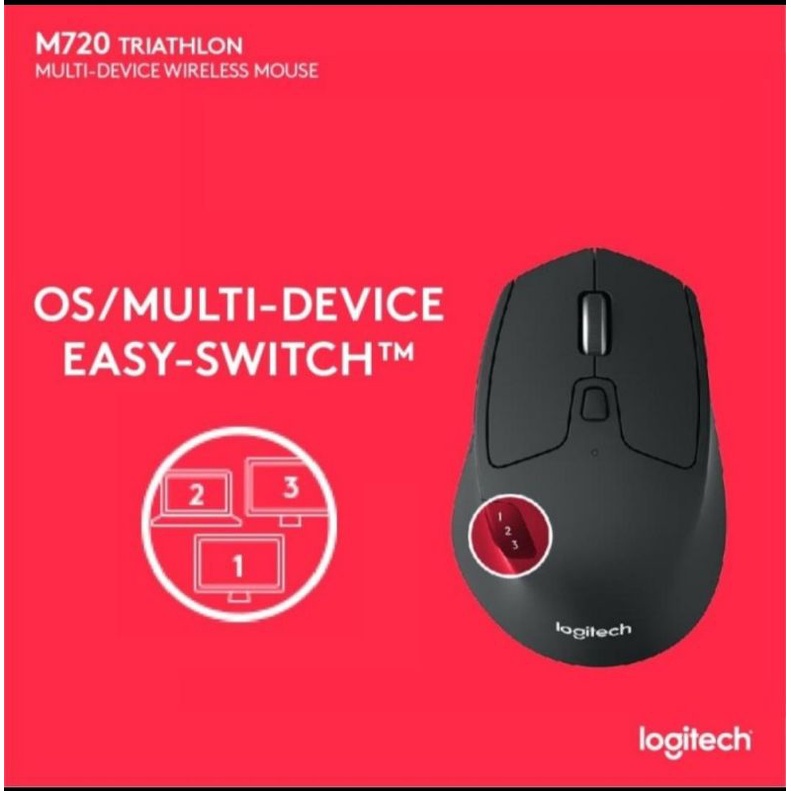 Mouse Wireless Logitech M720 TRIATHLON Multi device wireless mouse Bluetooth ORIGINAL