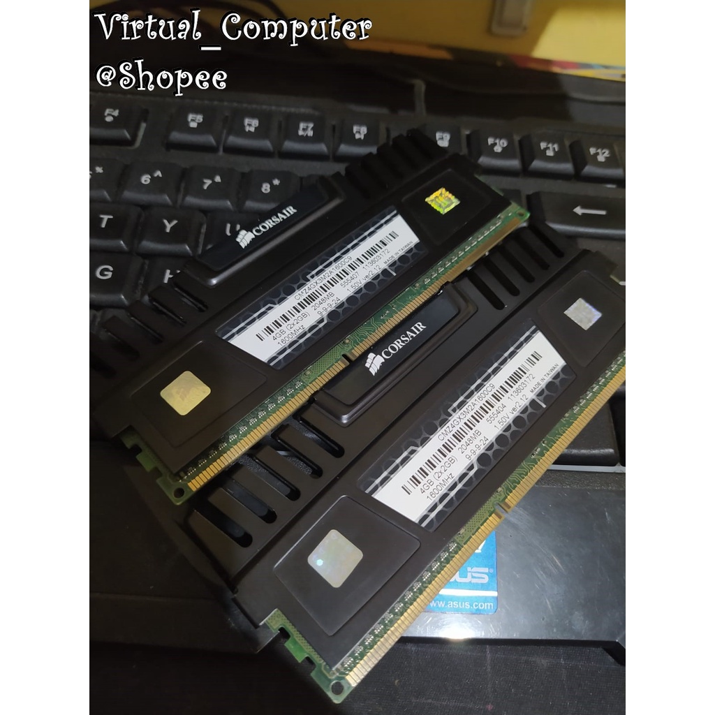 RAM Gaming Corsair Vengeance 4GB (2 x 2GB) DDR3 1600Mhz PC-12800 KIT