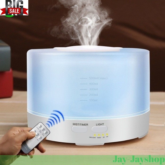 Air Humidifier 7 Color 500ml with Remote Control HUMI H14A