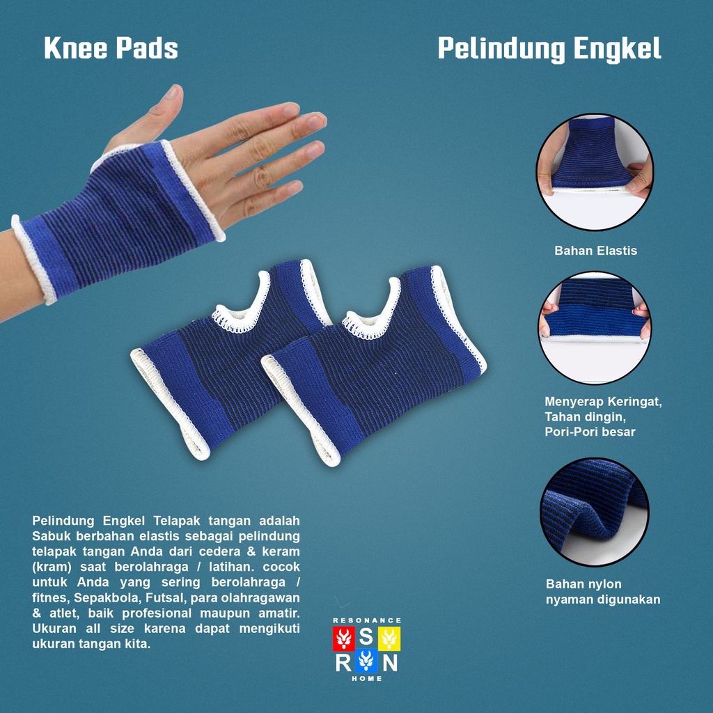 Pelindung Pergelangan Tangan Olahraga Wrist Support Deker Resonance Home