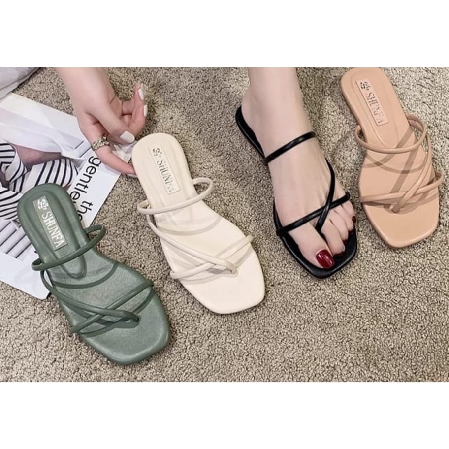 sandal wanita jepit simpel/sandal wanita jepit/sandal wanita korea
