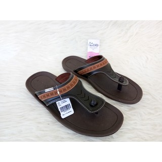  Sandal  Kasual Pria Neckermann  LV 9356 Brown Shopee 