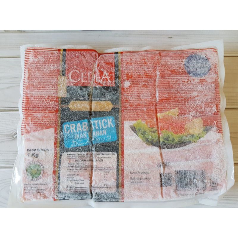 Cedea CRABSTICK 1kg | Crab Stick | Stik Kepiting Isian Sushi | Steamboat