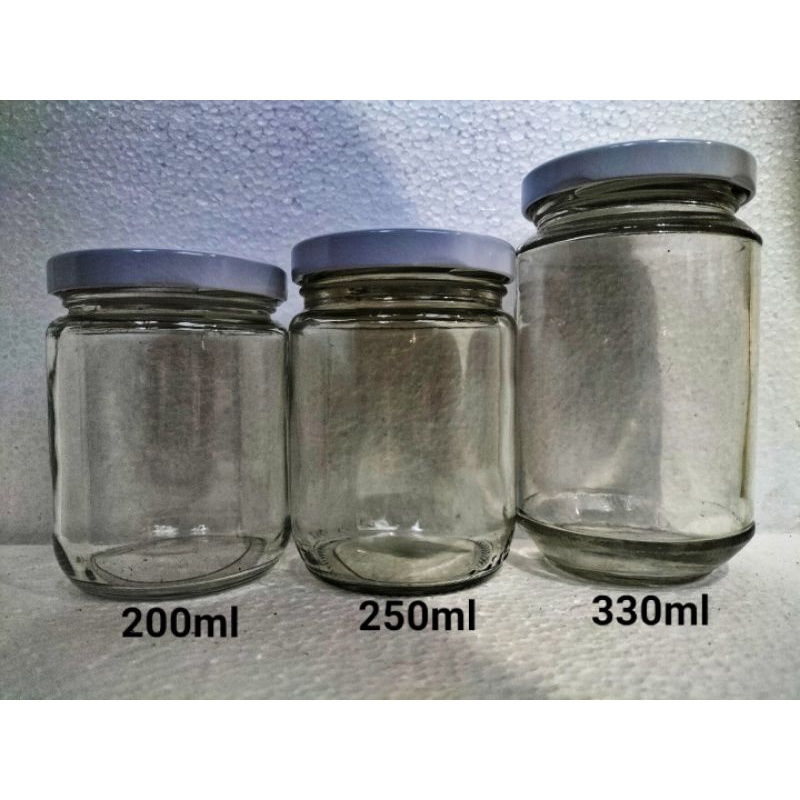 toples selai<toples kaca<jar kaca 200ml<jar kaca 250ml< jar kaca 330ml<toples madu < toples kaca
