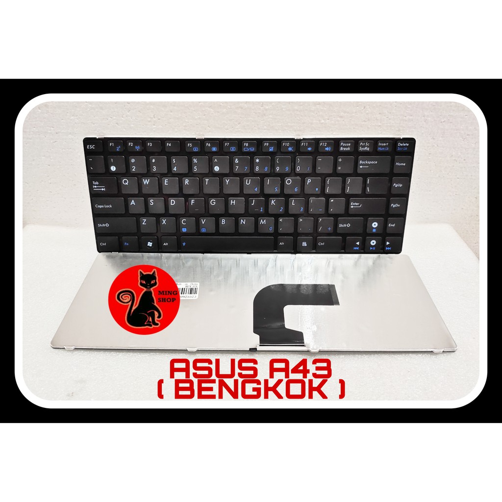 KEYBOARD ASUS A43S BLACK (FLEXIBLE BENGKOK)
