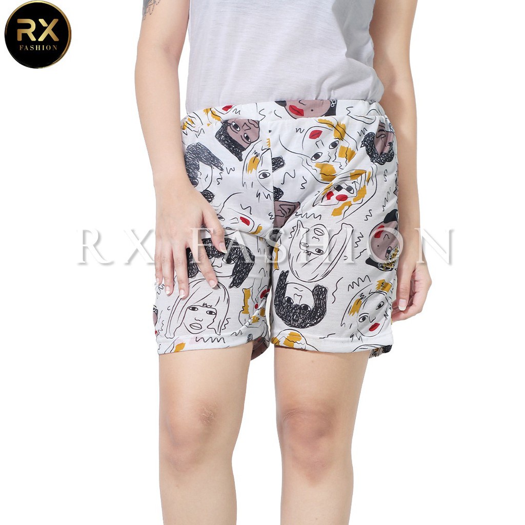 RX FASHION - HOTPANTS MELANI / CELANA PENDEK MTF MELANI / TSHIRT MELANI / MELANI TEE