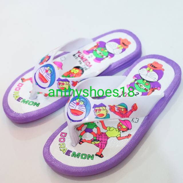 MY BABY Sandal Jepit Karet Anak Jadul Doraemon Yumeida 796 jadul