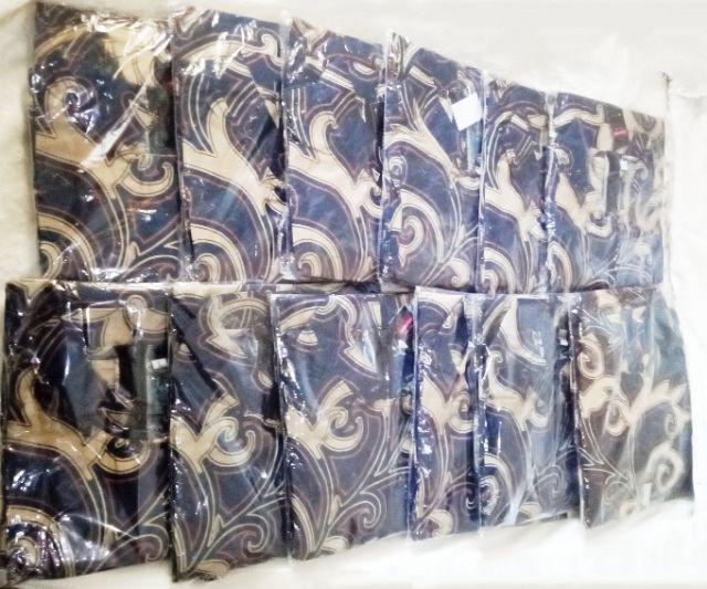 Batik Tunik Shibori Jumputan Terbaru Size S-3l / Hrb026 Yelbor Navbor / Biru Putih / Tunik Batik