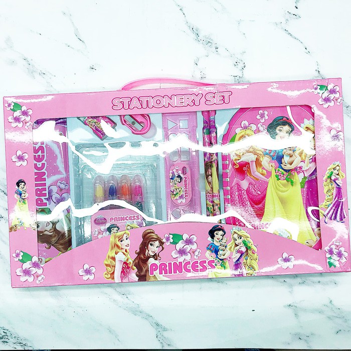 

Tempat pensil set crayon susun Princess - mh