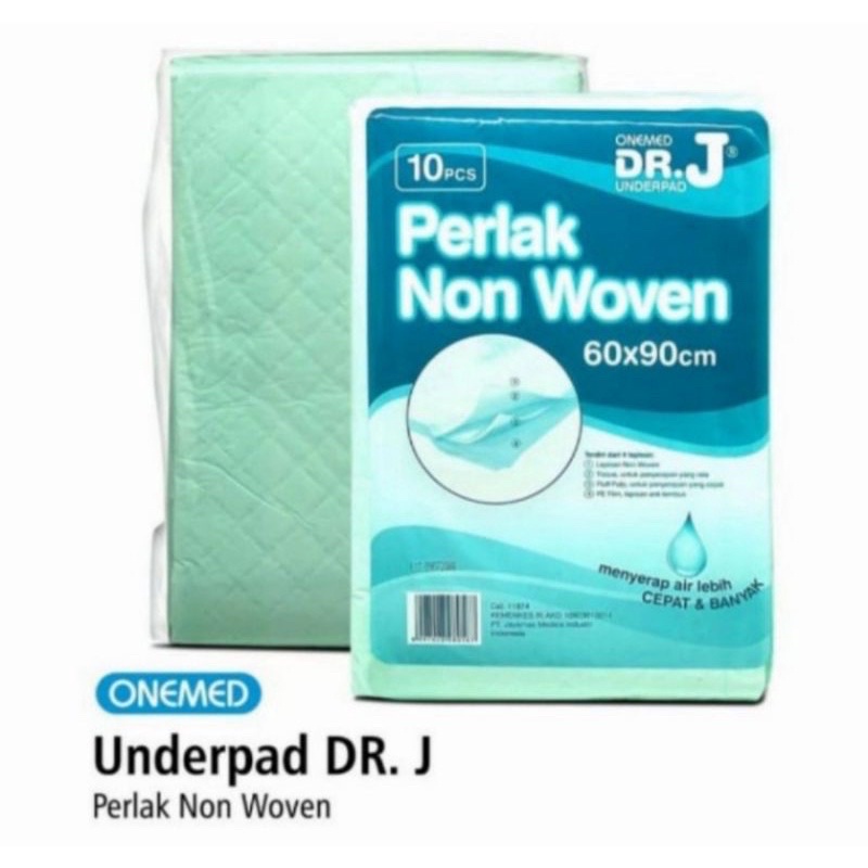 UNDERPAD 60x90 SENSI DR.J ONEMED MEDICARE PERLAK ALAS POPOK Perawatan Orang Tua Lansia Bayi Anak