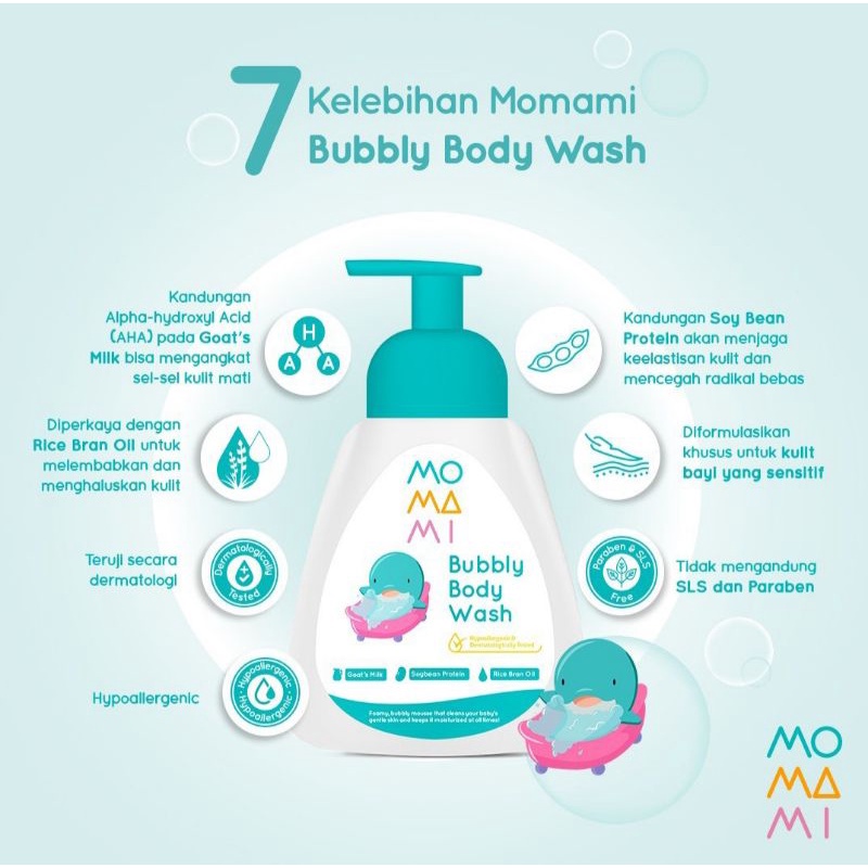 Momami Bubbly Body Wash ( Sabun Mandi)