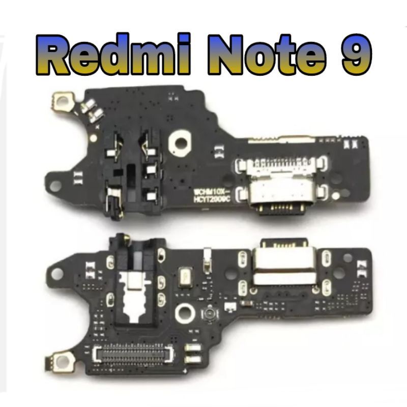 BOARD PAPAN CAS CONECTOR KONEKTOR CHARGER XIAOMI REDMI NOTE 9 PLUG IN MIC ORIGINAL