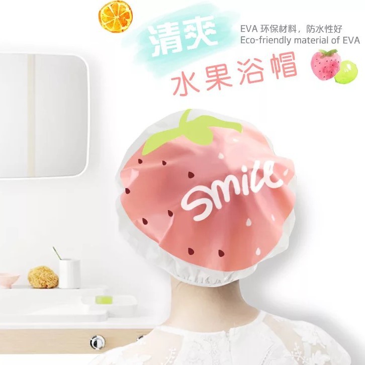 Shower Cap Karakter Topi Mandi Penutup Rambut Kepala Lucu Japan Style