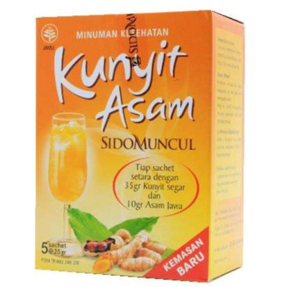 

Kunyit Asam Sido Muncul 1 box (5 sachet )