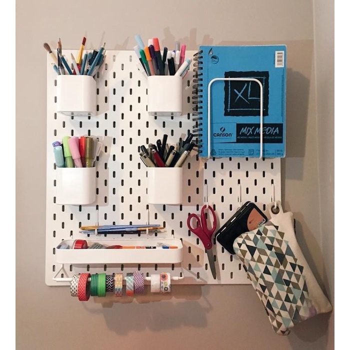 

Aksesoris Wadah Kotak Container Serbaguna Untuk Papan Pegboard SKDS