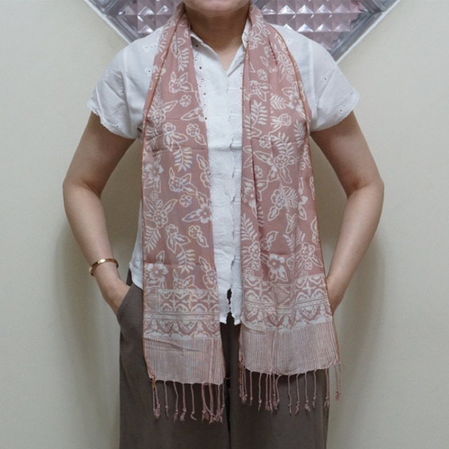Scarf batik katun Paris halus