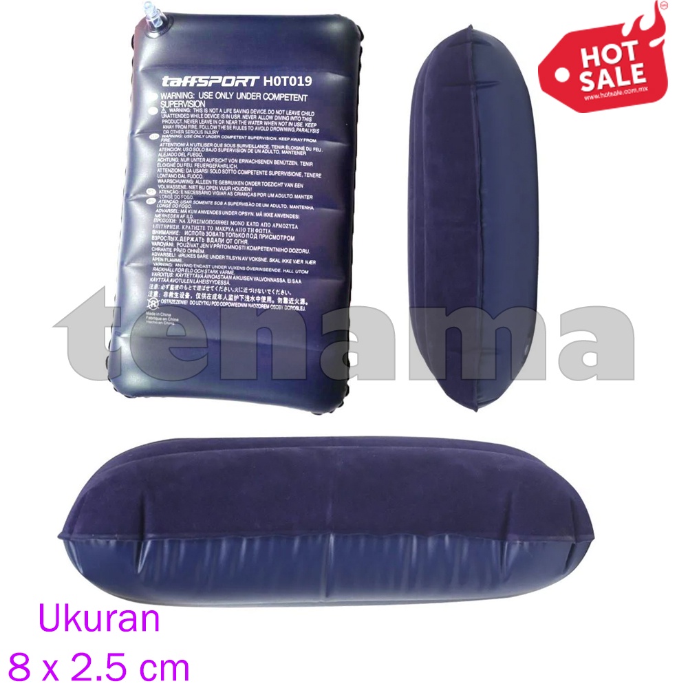 Bantal Angin PVC Travelling Inflatable Neck Pillow High Rest