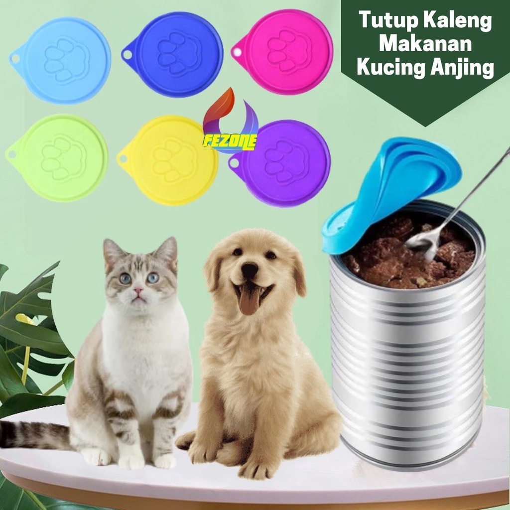 Tutup Kaleng V1 Makanan Kucing Anjing Penutup Kaleng Dog Cat Wet Food FEZONE