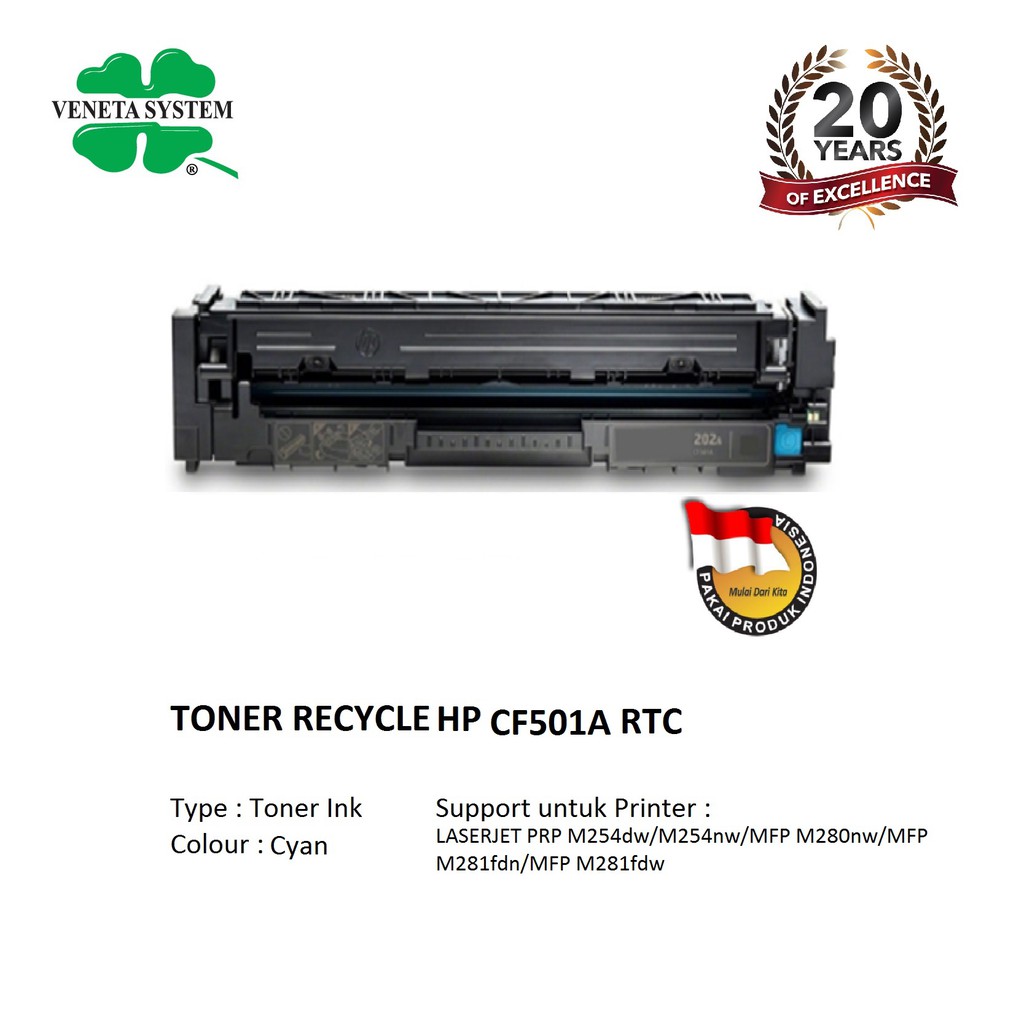 Toner Cartridge CF500A CF501A CF502A CF503A (202A) Series - RTC