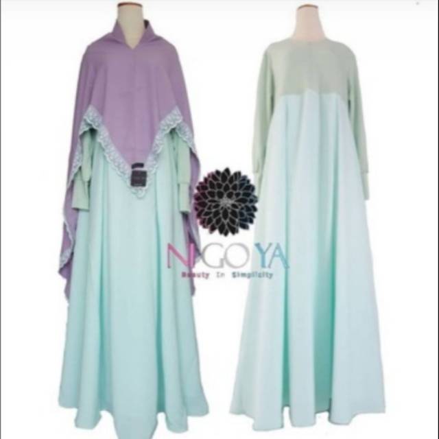 GAMIS SYARI AURORA MELON MINT by NIGOYA