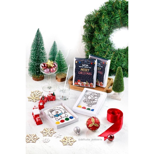 

Mewarnai Cookies Hias tema Natal paint your own cookies Christmas hampers natal