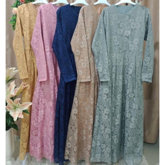 Gamis Brukat by Yanti Mode