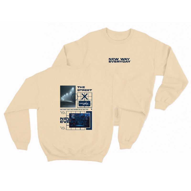 Sweater crewneck unisex (New way everyday)