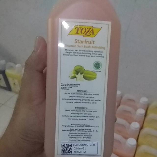 

Toza Juice Buah Belimbing 1 Liter