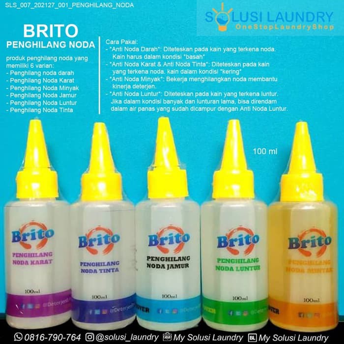 Jual Anti  Noda  Brito 100ml Murah  Shopee Indonesia