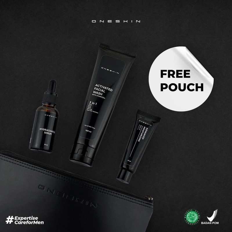 ONESKIN Paket Advance | Paket Pencerah Wajah Pria - Paket Lengkap-1