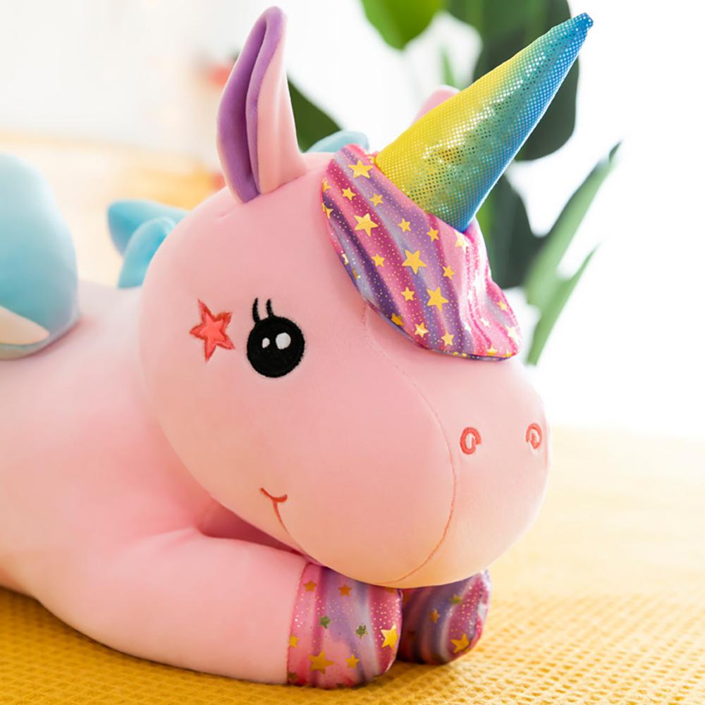 Timekey Mainan Boneka Stuffed Plush Unicorn 40cm Untuk Hadiah Natal / Ulang Tahun Anak Perempuan Q2X3