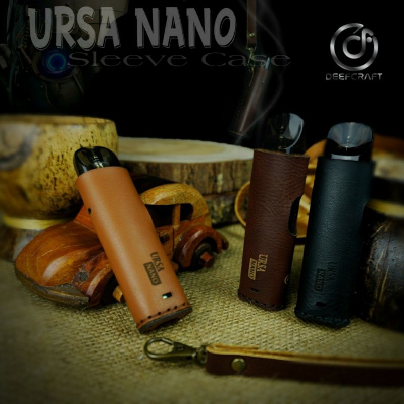 Premium Sleeve Case Ursa Nano Free Tali Lanyard / Casing Holder Ursa Nano Leather Sleeve