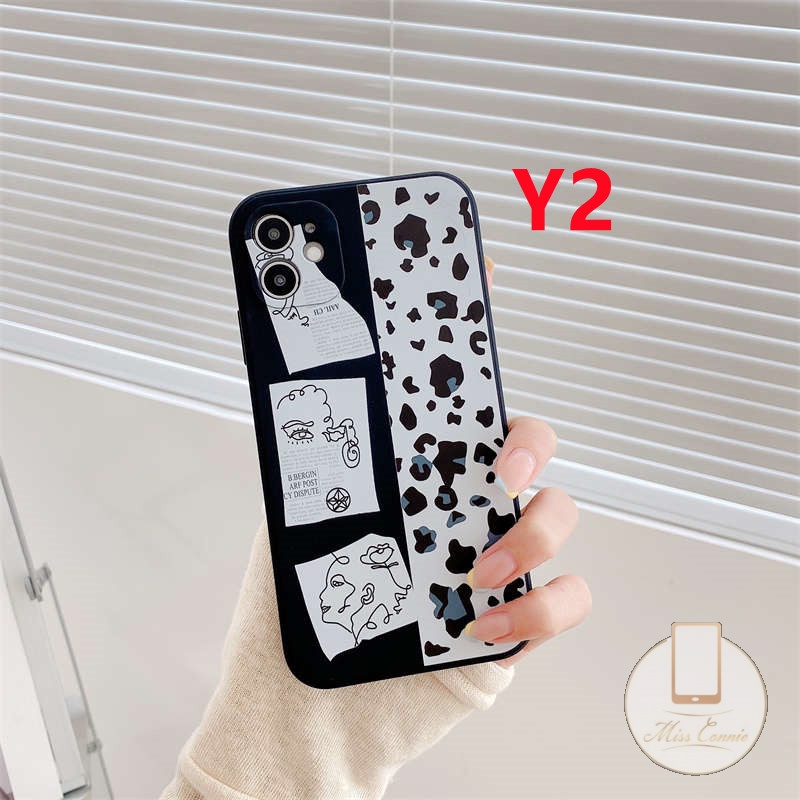 Casing Softcase Infinix Smart 5 6 Hot 11 Play 11s 9 Hot 10 Play Note 10 10s 10 Hot 10T Smart 4 Hot S4 Hot 10 Lite Smart 3Plus Motif Leopard